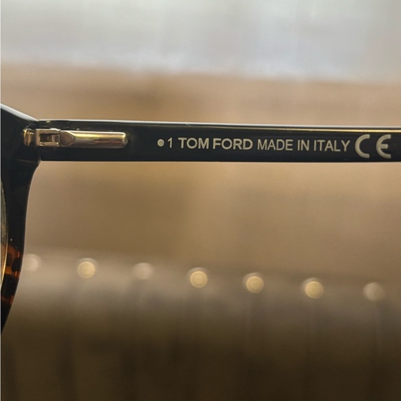 Tom Ford Black and Brown Glasses with Case - Picture 3 of 4